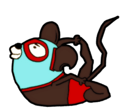 Mask mouse sticker #5438291