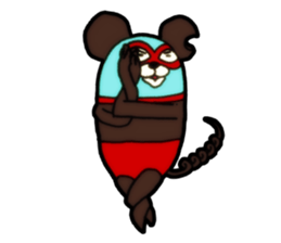 Mask mouse sticker #5438292