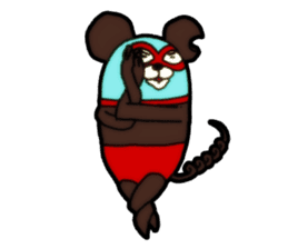 Mask mouse sticker #5438292