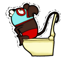 Mask mouse sticker #5438299