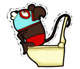 Mask mouse sticker #5438299