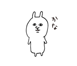 Barrage white Rabbit sticker #5438462