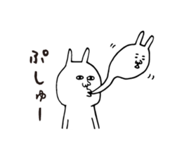 Barrage white Rabbit sticker #5438497