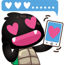 Cobie, the black turtle sticker #5438664