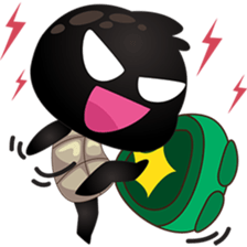 Cobie, the black turtle sticker #5438669