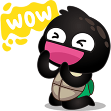 Cobie, the black turtle sticker #5438671