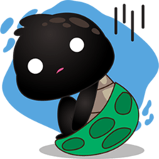 Cobie, the black turtle sticker #5438676