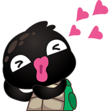 Cobie, the black turtle sticker #5438680