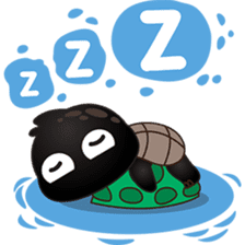 Cobie, the black turtle sticker #5438681