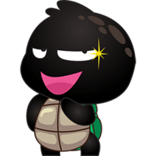 Cobie, the black turtle sticker #5438682