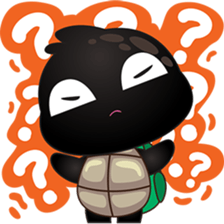 Cobie, the black turtle sticker #5438688