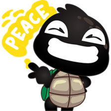 Cobie, the black turtle sticker #5438690