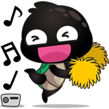 Cobie, the black turtle sticker #5438692