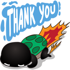 Cobie, the black turtle sticker #5438694
