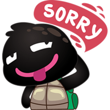 Cobie, the black turtle sticker #5438695