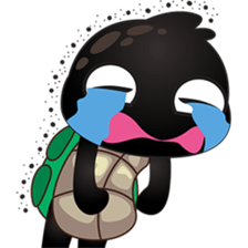 Cobie, the black turtle sticker #5438696