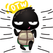 Cobie, the black turtle sticker #5438697