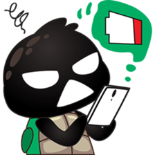 Cobie, the black turtle sticker #5438698