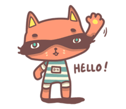 Raccoon Prisoner Gustav sticker #5438713