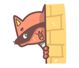 Raccoon Prisoner Gustav sticker #5438715