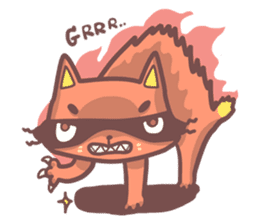 Raccoon Prisoner Gustav sticker #5438716