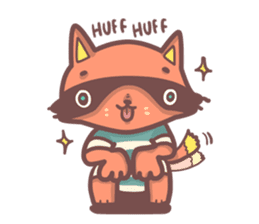 Raccoon Prisoner Gustav sticker #5438720