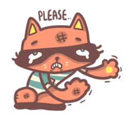 Raccoon Prisoner Gustav sticker #5438721