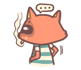 Raccoon Prisoner Gustav sticker #5438722