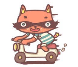 Raccoon Prisoner Gustav sticker #5438724