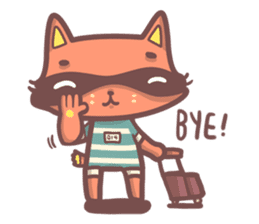 Raccoon Prisoner Gustav sticker #5438729