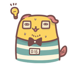 Raccoon Prisoner Gustav sticker #5438738