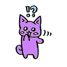 colorful cats sticker. sticker #5438780