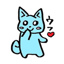 colorful cats sticker. sticker #5438795