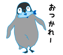 Penguin parent and child sticker #5438868