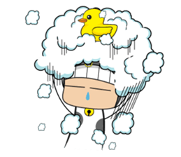 Crazy cow sticker #5439076