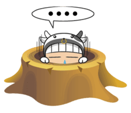 Crazy cow sticker #5439085