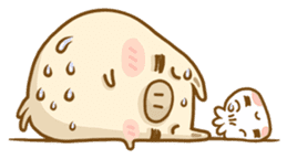 CoCo pig & Baby buns sticker #5439510