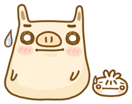 CoCo pig & Baby buns sticker #5439512