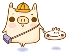 CoCo pig & Baby buns sticker #5439527