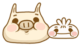 CoCo pig & Baby buns sticker #5439536