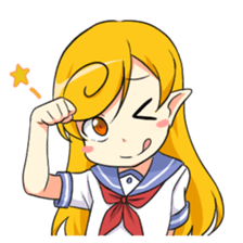 Aiho is KAWAII sticker #5439607