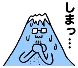 Man of the mountain sticker #5439730