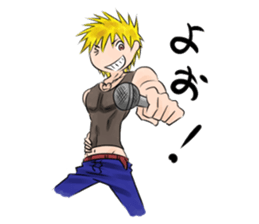 Rock sings love songs. sticker #5439740