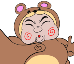 Sumo Bear sticker #5439783