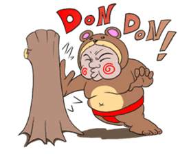 Sumo Bear sticker #5439785
