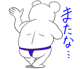 Sumo Bear sticker #5439812