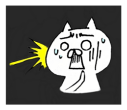 Kawaii & funny cat sticker #5439902