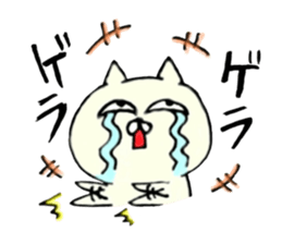 Kawaii & funny cat sticker #5439917