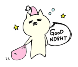 Kawaii & funny cat sticker #5439919