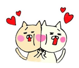 Kawaii & funny cat sticker #5439927